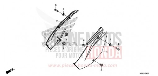 COUVERCLE LATERAL CRF125FP de 2024